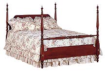 cherry high poster bed