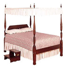 cherry rice carved bed