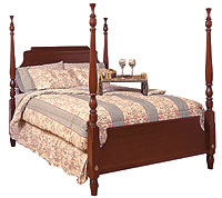cherry scroll bed